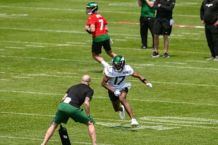 Garrett Wilson OTAs route